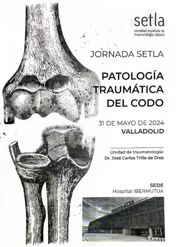 Portada Jormada SETLA, Sociedad Española de Traumatología Laboral.