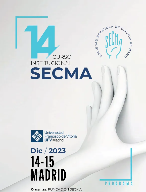 Cartel anuncio del 14 Curso institucional SECMA