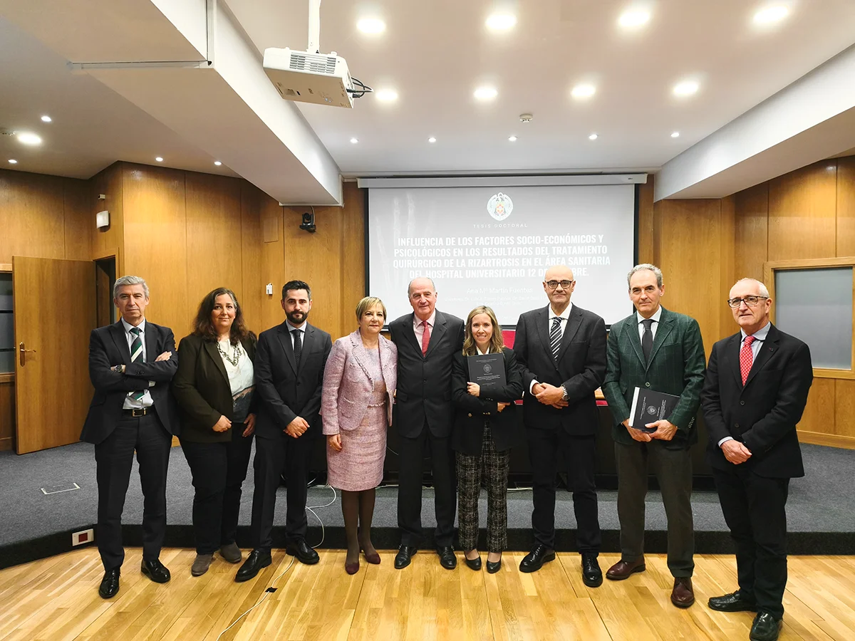 Ana Martín Fuentes presentando su tesis doctoral