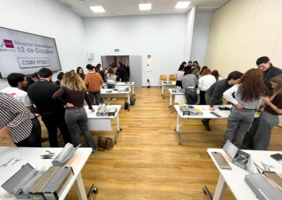 Alumnos del MIR en prácticas del curso