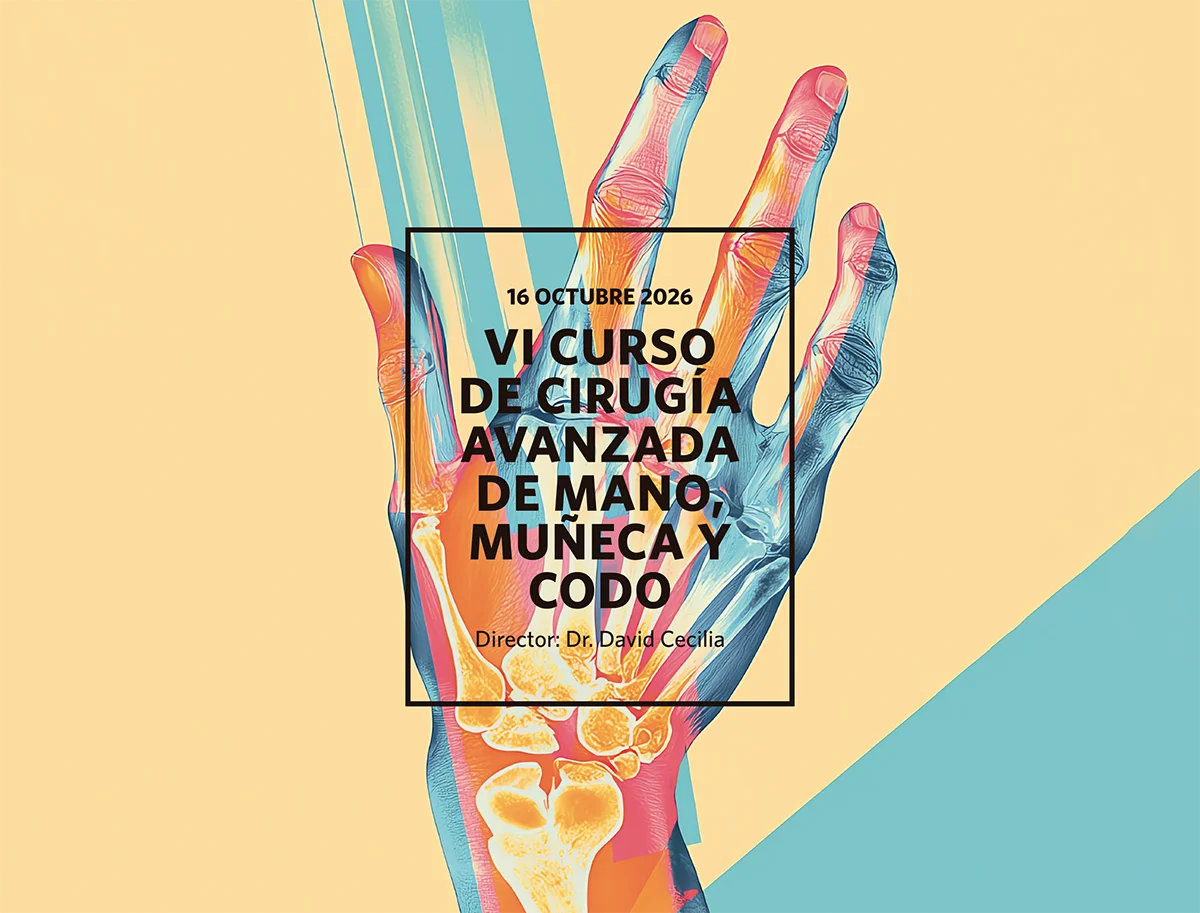 Portada del Programa VI Curso de Cirugía Avanzada de Mano, Muñeca y Codo